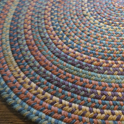 Timeless Wool Circle Braid - Catalina Multi - 8' x 8'